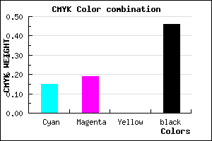 #75708A color CMYK mixer