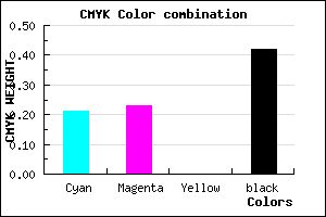 #757395 color CMYK mixer