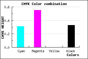 #754CAA color CMYK mixer