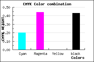 #755292 color CMYK mixer