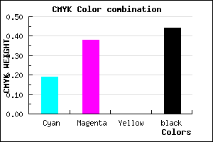 #755A90 color CMYK mixer