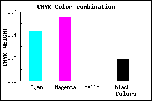 #755DCF color CMYK mixer