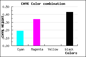 #755F91 color CMYK mixer