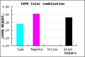 #7560A2 color CMYK mixer