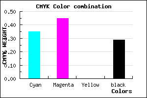 #7563B5 color CMYK mixer