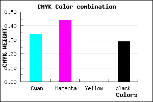 #7664B4 color CMYK mixer