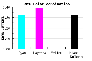 #766AAE color CMYK mixer