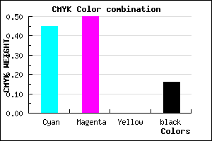 #766BD7 color CMYK mixer