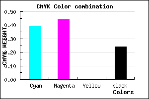 #766CC1 color CMYK mixer