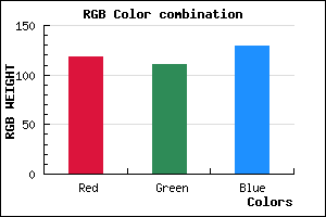rgb background color #766F81 mixer
