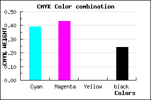 #766FC3 color CMYK mixer
