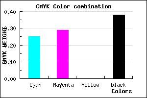 #76709E color CMYK mixer
