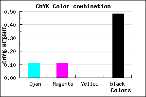 #767684 color CMYK mixer