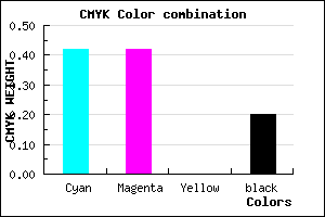 #7676CC color CMYK mixer