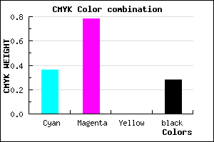 #7628B7 color CMYK mixer