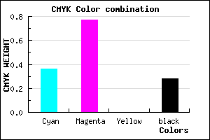#762BB7 color CMYK mixer