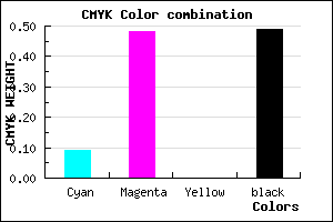 #764381 color CMYK mixer