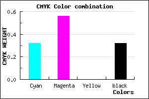 #764CAE color CMYK mixer