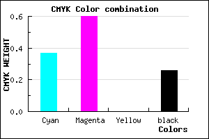 #764CBC color CMYK mixer