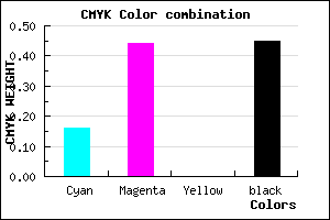 #764F8D color CMYK mixer
