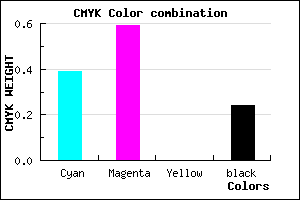 #764FC3 color CMYK mixer