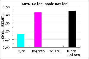 #76508C color CMYK mixer