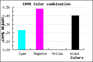 #76509A color CMYK mixer