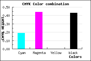 #765292 color CMYK mixer