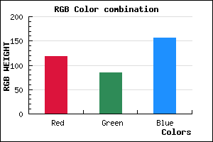 rgb background color #76549C mixer