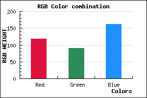 rgb background color #765AA2 mixer