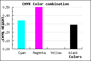 #765AB4 color CMYK mixer