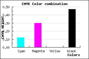 #765E86 color CMYK mixer