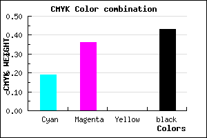 #765E92 color CMYK mixer