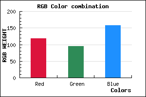 rgb background color #765F9D mixer