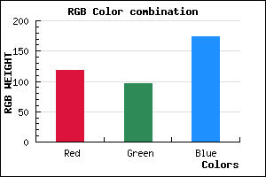 rgb background color #7660AE mixer