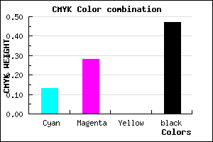 #766288 color CMYK mixer
