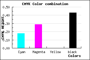 #776892 color CMYK mixer