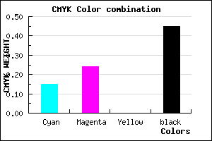 #776A8C color CMYK mixer