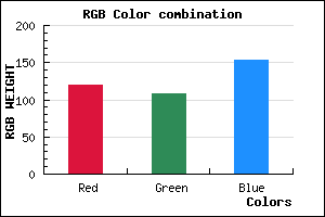 rgb background color #776C9A mixer