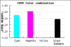 #776CB6 color CMYK mixer