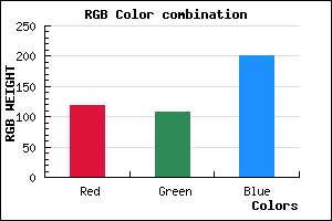 rgb background color #776CC9 mixer