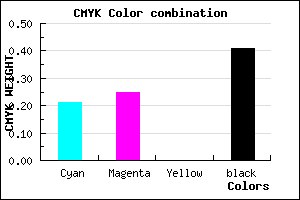 #777096 color CMYK mixer