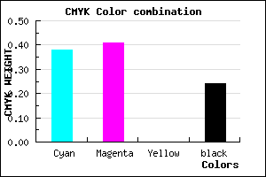 #7771C1 color CMYK mixer