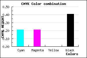 #777797 color CMYK mixer