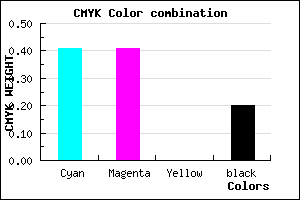 #7777CB color CMYK mixer