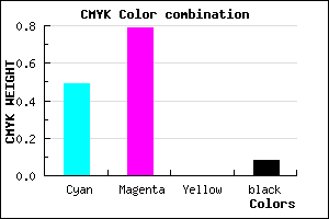 #7731EB color CMYK mixer