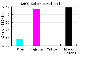 #774581 color CMYK mixer