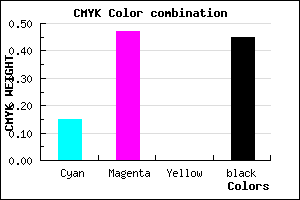 #774A8C color CMYK mixer
