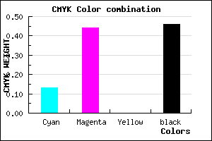 #774D89 color CMYK mixer