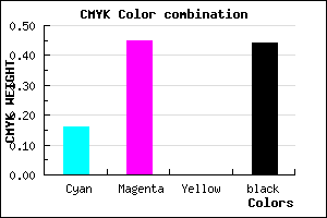 #774E8E color CMYK mixer